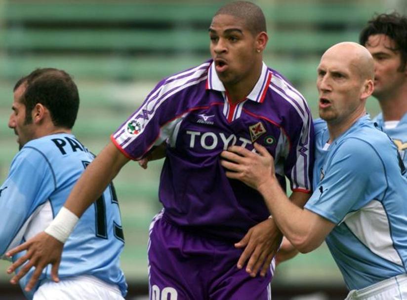 Adriano in viola nel 2002. Ap